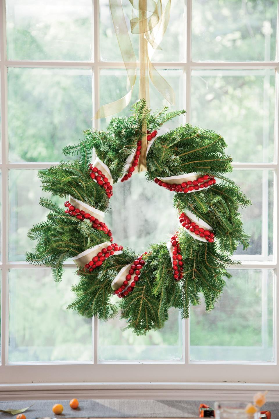 Cranberry Wreath