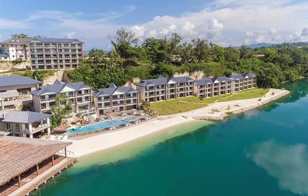 This resort has 80 rooms, each with stunning views overlooking Erakor Lagoon. Photo: Ramada Resort