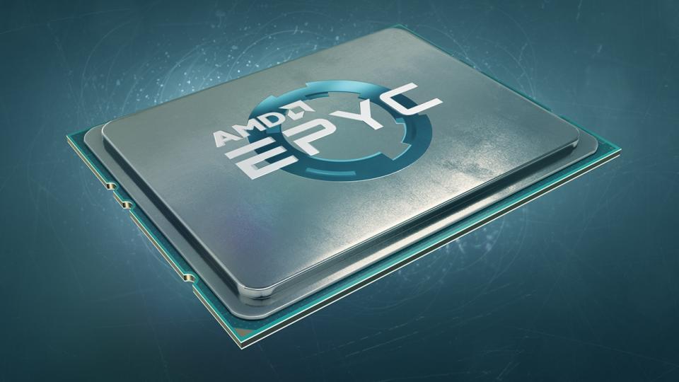 An AMD EPYC chip.