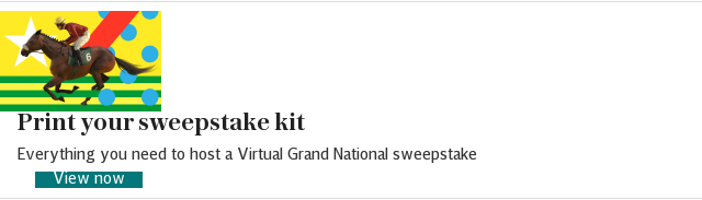 Virtual Grand National sweepstake