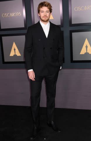 Gilbert Flores/Variety via Getty Joe Alwyn at the Academy's 13th Governors Awards held at the Fairmont Century Plaza on November 19, 2022 in Los Angeles, California.