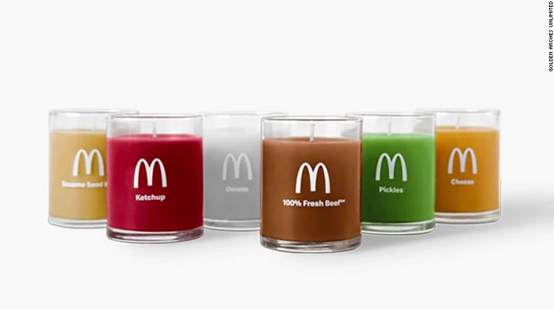 The candles come in six different scents (Golden Arches Unlimited)