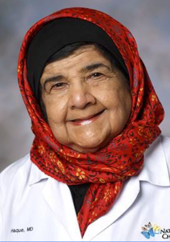 Dr. Malika Haque, a member of the Section of Ambulatory Pediatrics at Nationwide Children's Hospital and a clinical professor of pediatrics at Ohio State University College of Medicine