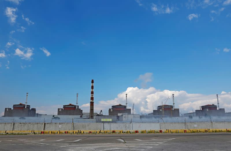 Zaporizhzhia Nuclear Power Plant near Enerhodar