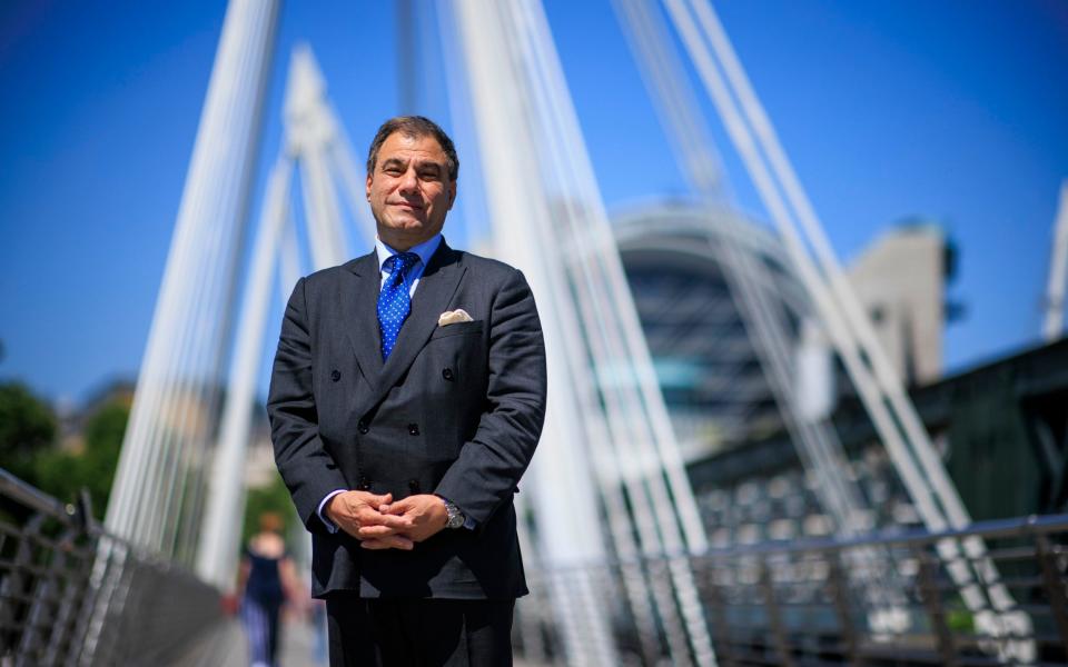 Lord Karan Bilimoria, the departing president of CBI - Jamie Lorriman