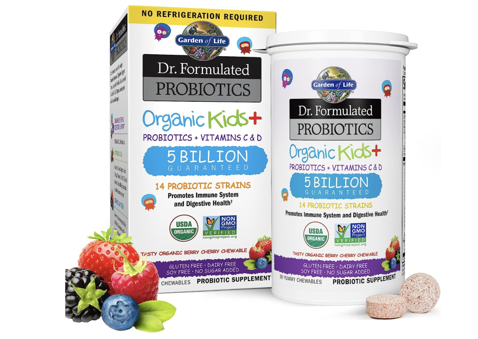 Garden of Life Dr. Formulated Probiotics Organic Kids+ Plus Vitamin C & D. (PHOTO: Amazon Singapore)