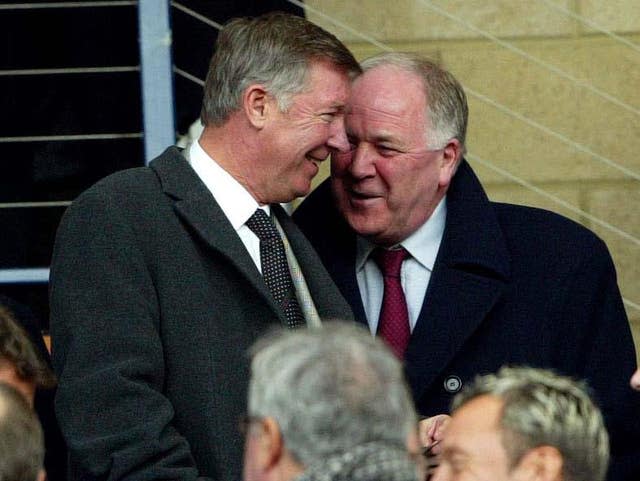 Craig Brown with Sir Alex Ferguson