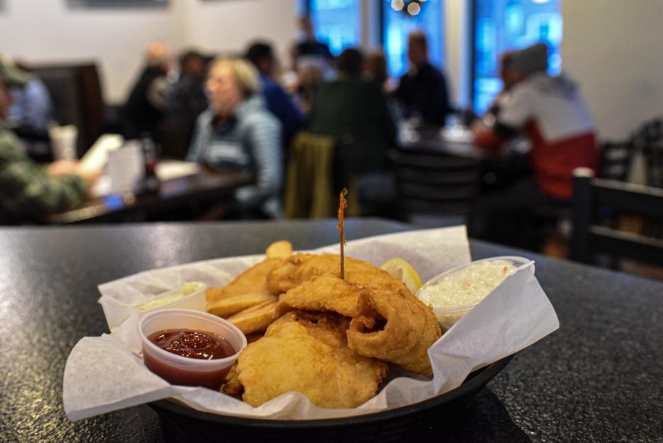 The fish and chips at The Old Bag of Nails, pictured Monday, Dec. 5, 2022.