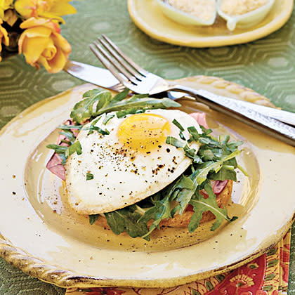 Open-Faced Egg Sandwich