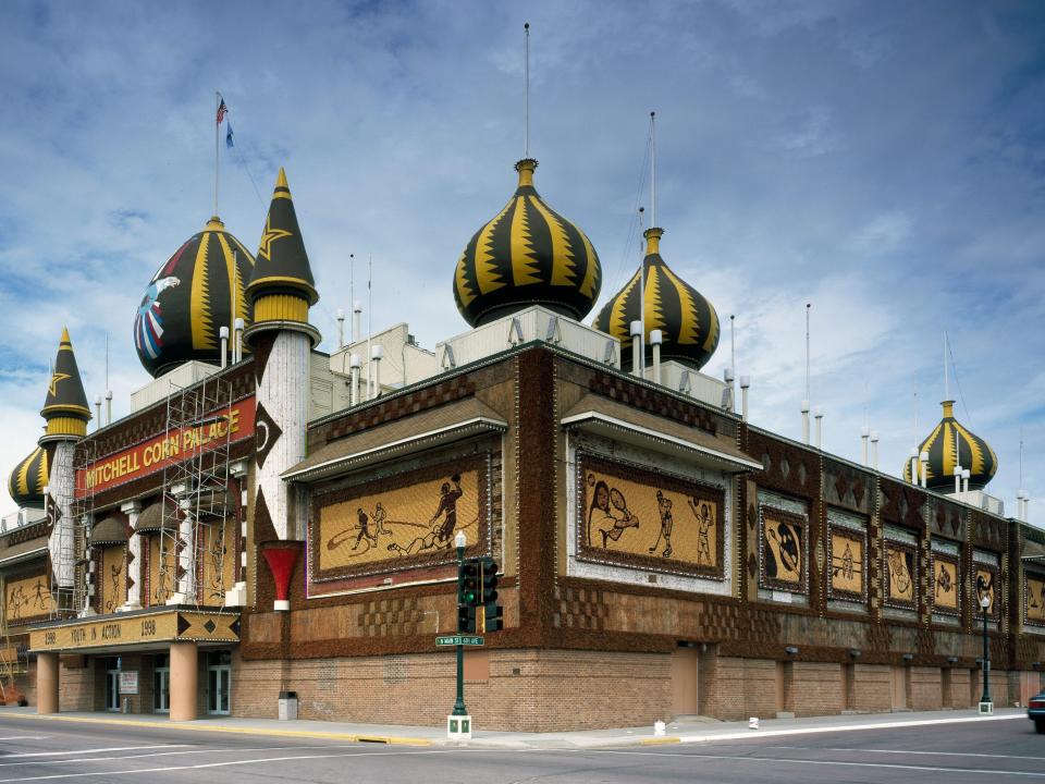 The Corn Palace in Mitchell, South Dakota.