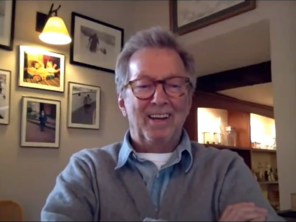 Eric Clapton called out after comparing Covid vaccines to ‘mass hypnosis’ scheme (YouTube/The Real Music Observer)