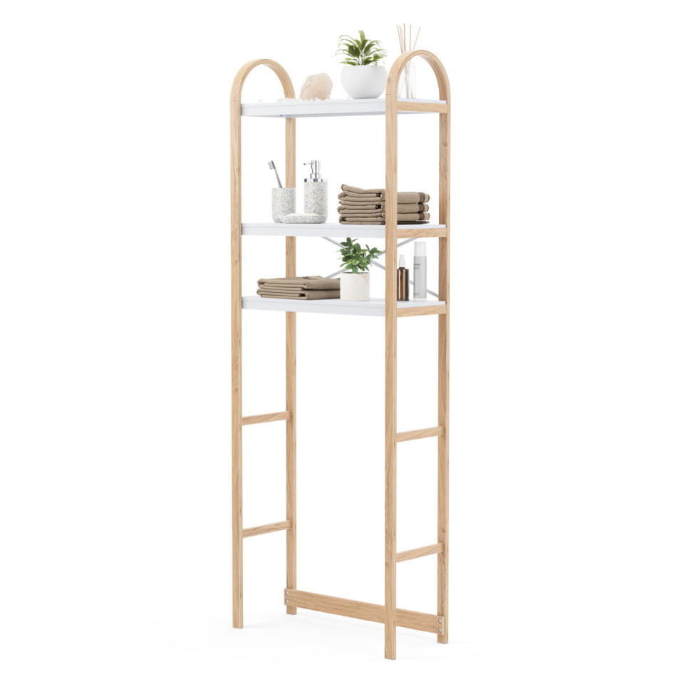 <p><a href="https://go.redirectingat.com?id=74968X1596630&url=https%3A%2F%2Fwww.umbra.com%2Fcollections%2Fstorage-organization%2Fproducts%2Fbellwood-over-the-toilet-shelf&sref=https%3A%2F%2Fwww.housebeautiful.com%2Fshopping%2Fhome-accessories%2Fg60280664%2Fshop-and-tell-spring-cleaning-essentials%2F" rel="nofollow noopener" target="_blank" data-ylk="slk:Shop Now;elm:context_link;itc:0;sec:content-canvas" class="link ">Shop Now</a></p><p>Bellwood Over the Toilet Shelf</p><p>umbra.com</p><p>$180.00</p>