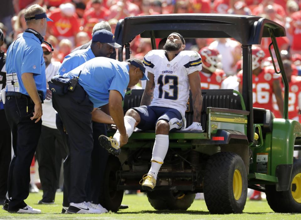 Chargers receiver Keenan Allen (AP).