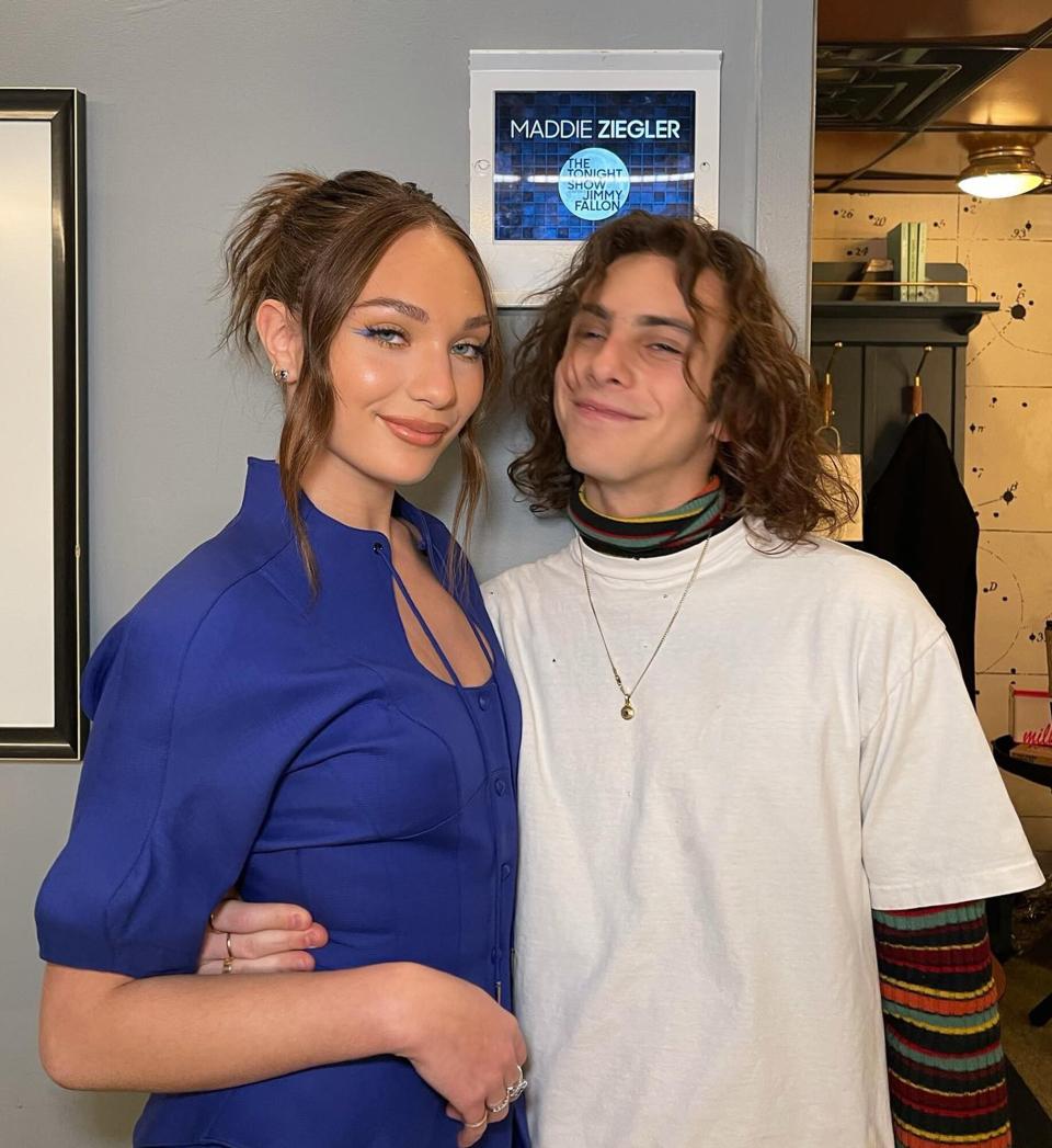 Maddie Ziegler and Eddie Benjamin