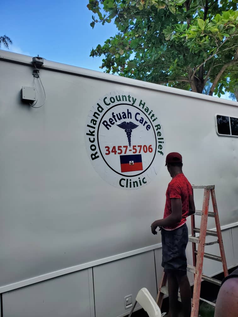 A converted RV, donated by Refuah Health Centers and operated by Rockland Haiti Relief, is now seeing patients in Haiti.