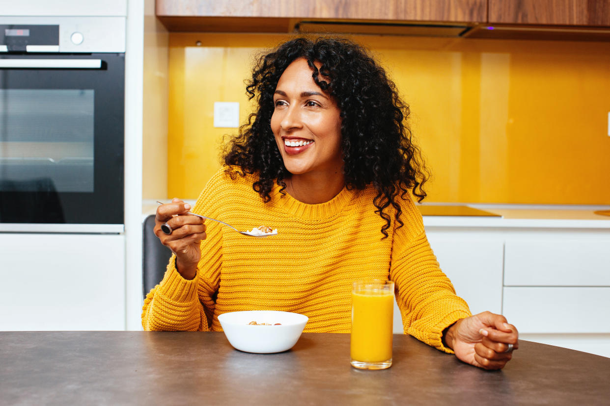 Women eating breakfast cereal. (Getty Images)