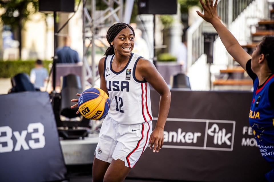 Parkway's Mikaylah Williams, shown here at the 2021 FIBA World Cup, was recently named the 2023 LSWA Miss Basketball for a second consecutive year.