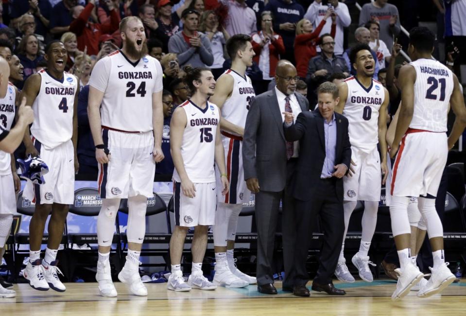 Gonzaga is moving on to the Final Four. (AP Photo/Ben Margot)