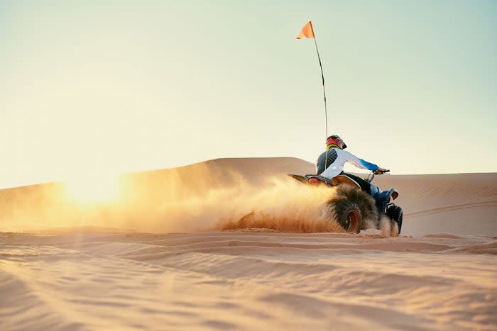 ATV in Red Sands near El Paso, Texas