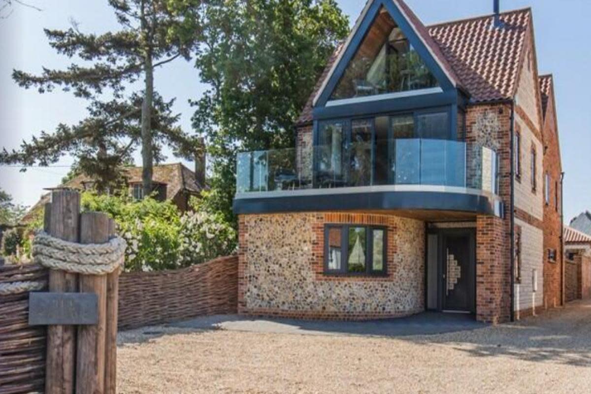 A "stunning" coastal home with panoramic sea views has been listed for £2.2 million in north Norfolk <i>(Image: Sowerbys)</i>