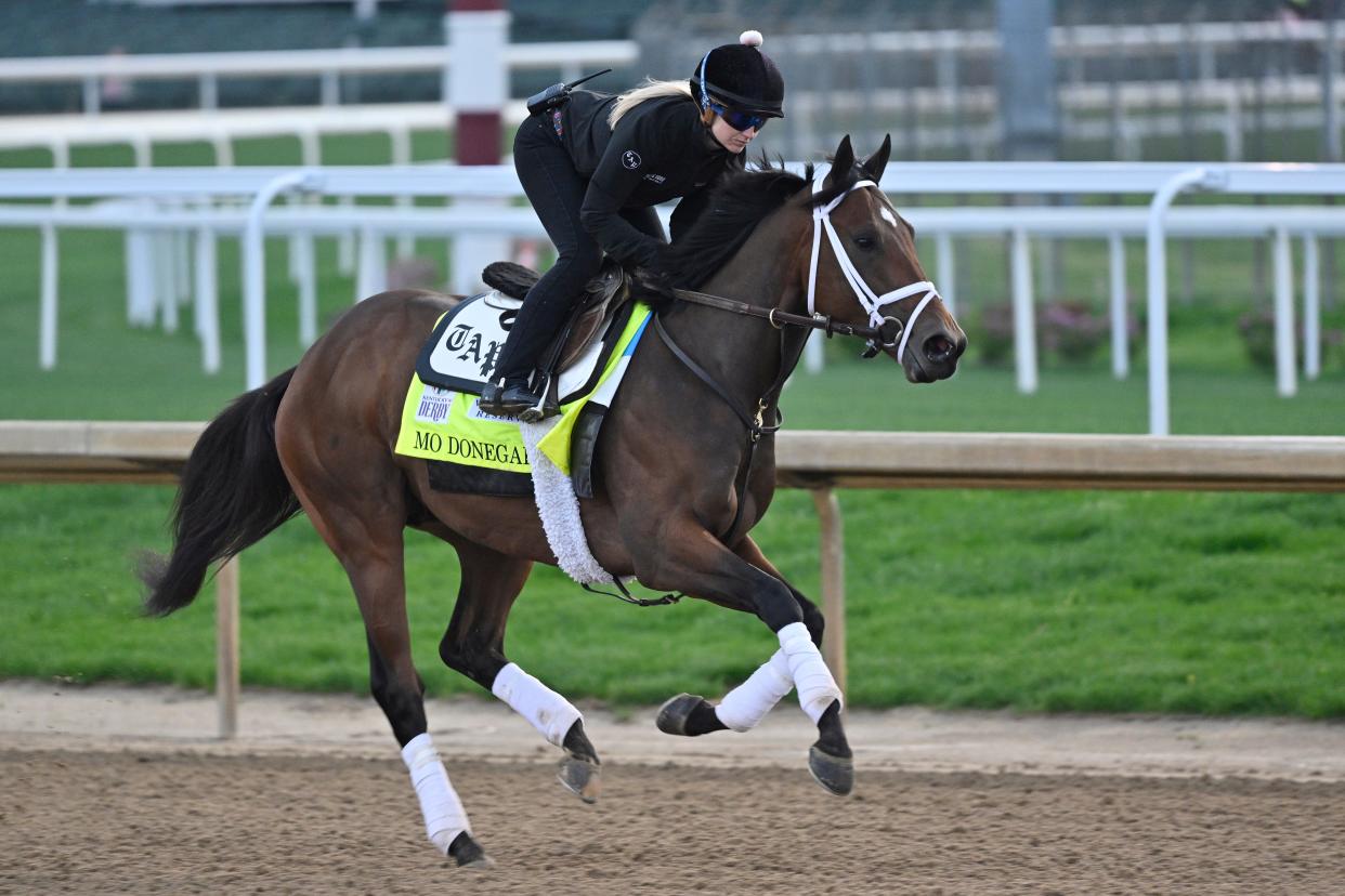 Mo Donegal is racing out of the No. 1 starting gate in Saturday's Kentucky Derby.