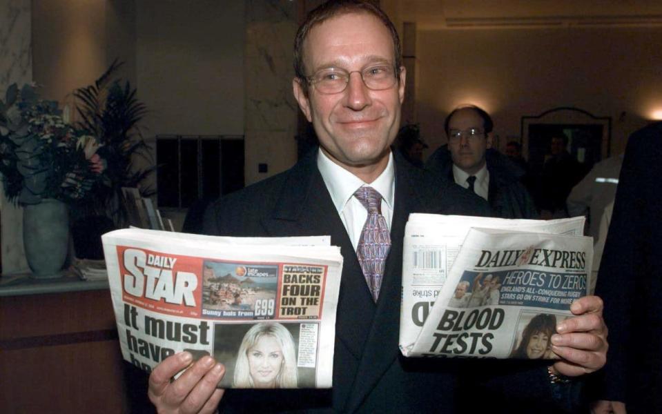 Richard Desmond's sale of his Express and Star papers could be blocked by Culture Secretary Matt Hancock - PETER J JORDAN/PA