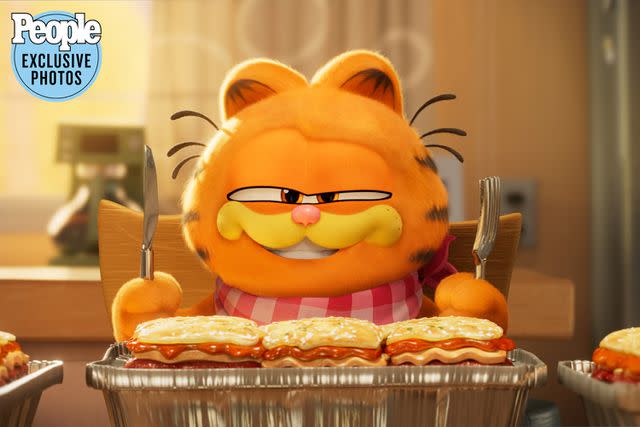 <p>Courtesy of DNEG</p> Garfield in 'The Garfield Movie'