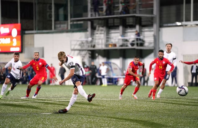 James Ward-Prowse saw his penalty saved against Andorra before turning home the rebound.