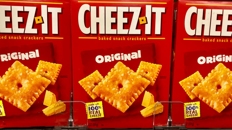 boxes of Cheez-its