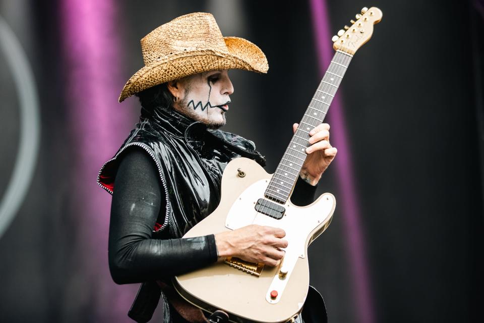 John 5, the stage name of John William Lowery, performs Sunday at INKcarceration Music and Tattoo Festival in Mansfield.