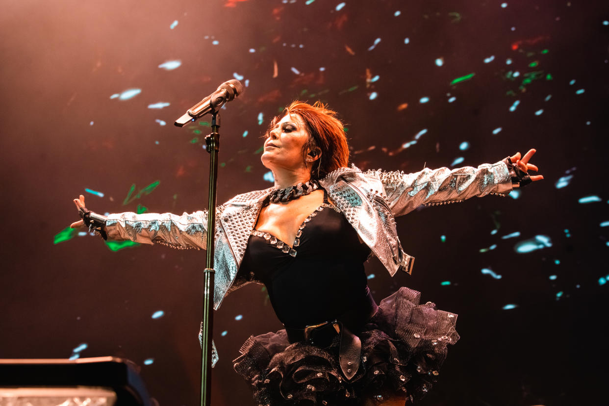 Alejandra Guzmán en un concierto en Monterrey. (Photo by Medios y Media/Getty Images)