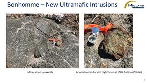 Bonhomme - New Ultramafic Intrusions