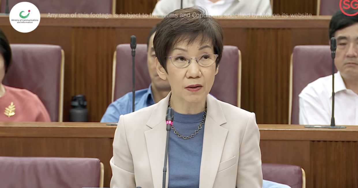 Minister Grace Fu said in Parliament on Monday (5 Feb) that the government is reviewing the terms of the Formula 1 agreements between the Singapore Tourism Board and Singapore GP Private Limited