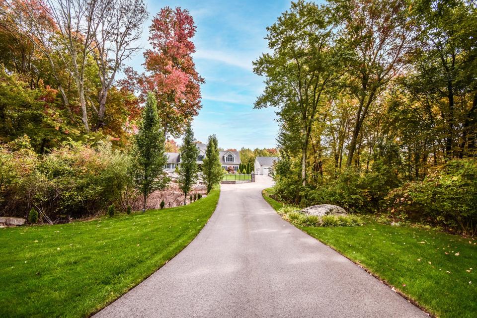 This 3,013-square-foot home on more than five aces at 7 Tee Jay Lane in Blackstone is listed at $1.2 million.