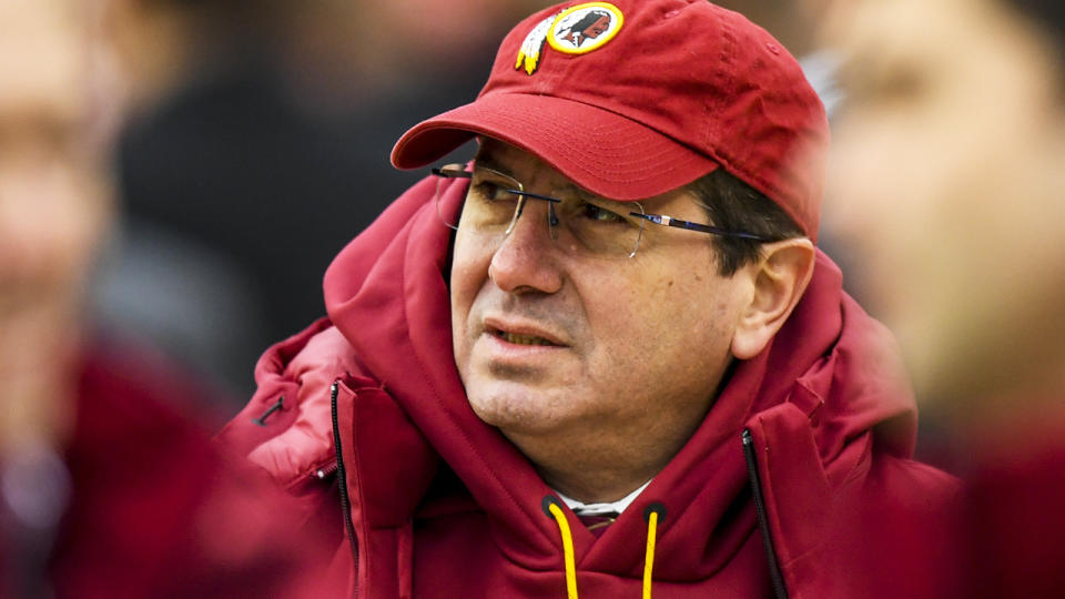 Washington team owner Dan Snyder is pictured during an NFL game.