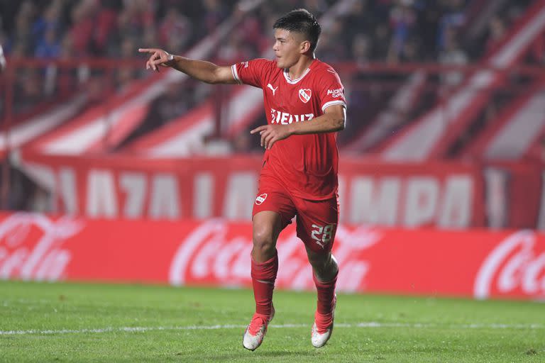 Sergio Ortiz, mediocampista de 22 años de un Independiente que procurará su segundo triunfo como local en el año, contra Tigre.