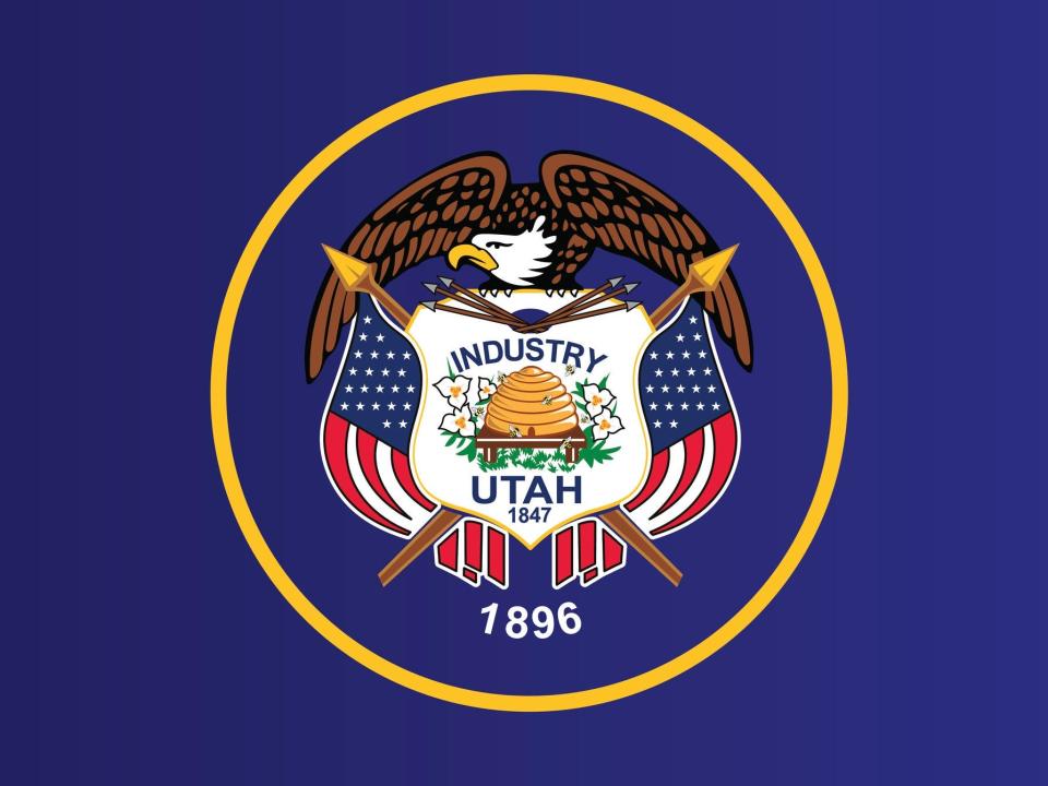 Utah's previous flag