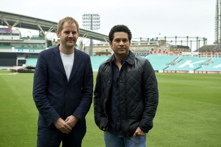 British movie director James Erskine, seen here with Sachin Tendulkar, has made several acclaimed sports films and insists the docudrama will reveal new aspects about his life