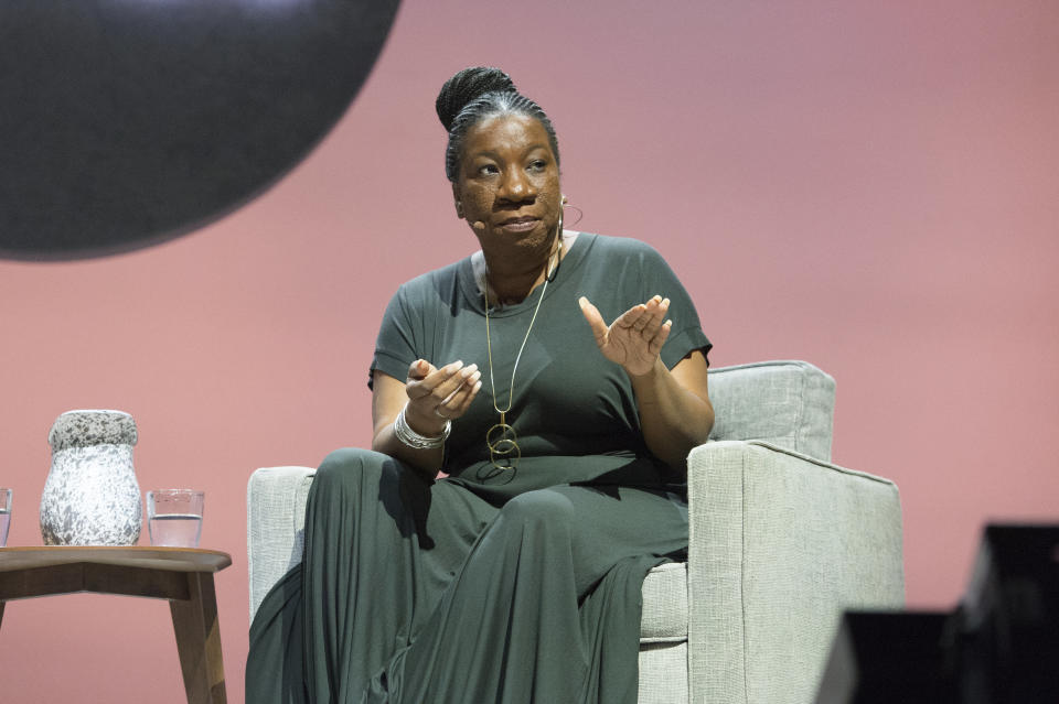 Tarana Burke seen on day two of Summit LA18 in Downtown Los Angeles on Saturday, Nov. 3, 2018, in Los Angeles. (Photo by Amy Harris/Invision/AP)