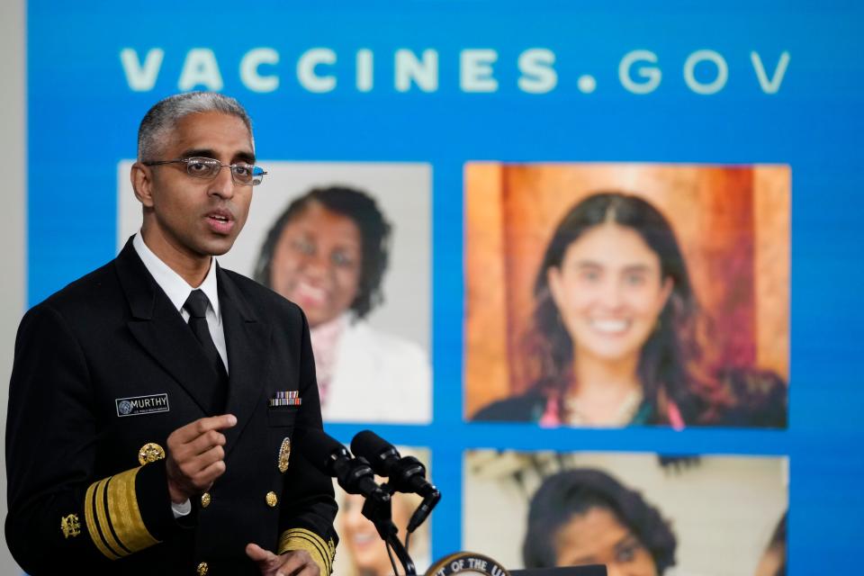 Surgeon General Vivek H. Murthy met with USA TODAY's Editorial Board to discuss the mental health crisis facing American children.