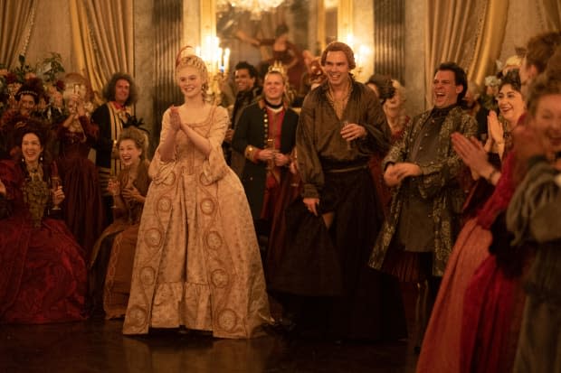 Elle Fanning Wears Dior-Inspired Imperial Gowns in Hulu's 'The Great