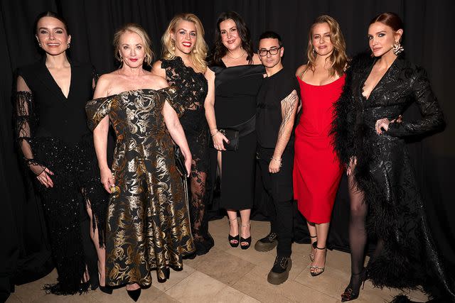 <p> Jamie McCarthy/Getty Images</p> Sophia Bush, J. Smith-Cameron, Busy Philipps, Melanie Lynskey, Christian Siriano, Alicia Silverstone and Ashlee Simpson