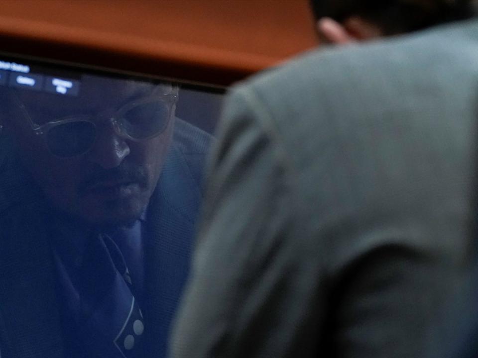 johnny depp monitor amber heard trial