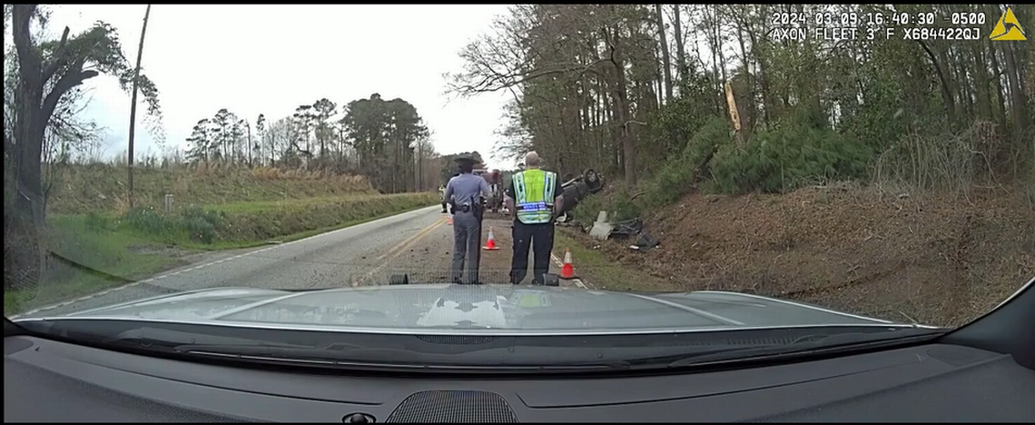 Incident reports from the South Carolina Highway Patrol allege that Turner crossed into the wrong lane before over-correcting and crashing into a ditch.