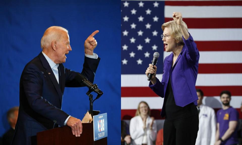 Elizabeth Warren has criticised Joe Biden for hosting “fancy private fundraising events” and courting “big donors” — despite meeting with many of the same top Democratic fundraisers throughout her 2018 re-election campaign. The 2020 hopeful has pointed to Mr Biden’s private fundraising events as an apparent difference between her campaign and that of the former vice president, who maintains a frontrunner status in the ever-growing pool of Democratic presidential candidates.“Our democracy is not for sale, and neither is my time,” Ms Warren wrote to her supporters in an email requesting donations. Other messages have lambasted Mr Biden for hosting “fancy private fundraising events where only big donors are invited” and noting he attended “a swanky private fund-raiser for wealthy donors at the home of the guy who runs Comcast’s lobbying shop.” While the Massachusetts senator may be avoiding private fundraising events as she attempts to portray herself as a grassroots option to Mr Biden’s candidacy, Ms Warren received top-dollar donations from wealthy donors at events benefiting her 2018 re-election campaign. Several of those donors are the same people Ms Warren has singled out Mr Biden for courting just a year later, with one going on-record to describe the senator’s attacks against her opponent as “preposterous.” “I was pleased to support Senator Warren, I think she’s a terrific senator, but I think it makes no sense for her to criticise Biden for taking checks at the maximum allowed,” Kenneth Jarin, a law professor who hosted one of Mr Biden’s recent events, told Philadelphia's The Inquirer. “I know that she took lots and lots of $2,700 (£2,076) checks raising money for her Senate campaigns.”The Inquirer first reported the similarities between Ms Warren’s 2018 campaign fundraising efforts and that of Mr Biden’s 2020 campaign. The newspaper noted two additional hosts of recent fundraising events for the vice president, former Governor Ed Rendell and attorney Stephen Cozen, had also hosted a similar event for Ms Warren in March 2018.Each host contributed thousands of dollars to Ms Warren’s Senate campaign. Mr Jarin said the senator accepted major fundraising dollars at a 2017 event held at the Rittenhouse Hotel by a top political donor, Peter Buttenwieser.She’s also transferred the remaining dollars from her Senate campaign account to that of her presidential bid, adding over $10m (£7.7m) to her coffers.Alan Kessler, an attorney who has attended both politician’s fundraising events in the past, told the Inquirer, “Anybody that’s criticising the Biden-type fund-raiser wouldn’t turn down one if they were offered.”In response to the newspaper’s report, Ms Warren’s campaign spokesperson Chris Hayden said the senator has “decided not to do any closed-door events with wealthy donors because special access for the wealthy and well-connected should not be how we choose the Democratic nominee for president.”“She believes that this primary is an opportunity to build the kind of grassroots movement that will win the general election and bring real structural change to our government,” he added.