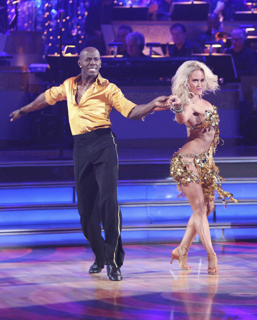 Donald Driver and Peta Murgatroyd perform on "Dancing With the Stars."