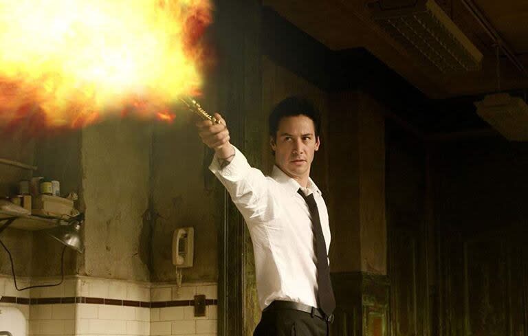 Keanu Reeves en la piel de Constantine