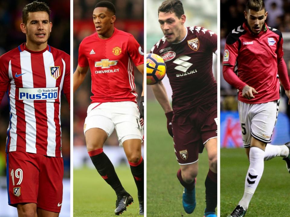 The Hernandez brothers, Martial and Belotti - all targets 