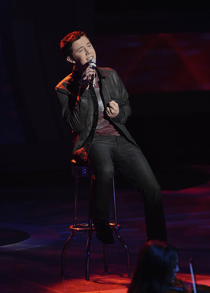 Scotty McCreery performs "I Cross My Heart" by George Strait on "American Idol."