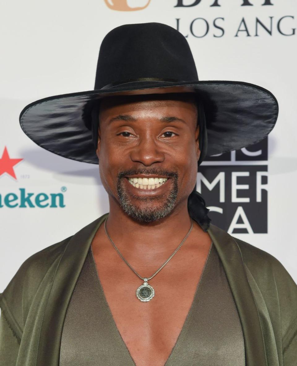 billy porter green shirt